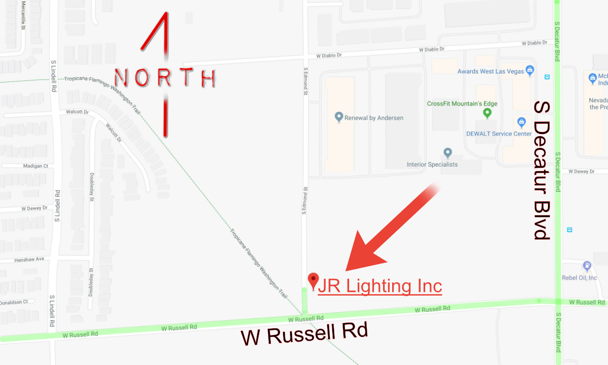 JR Lighting and grip rental company - Map to Lighting and Grip Rentals